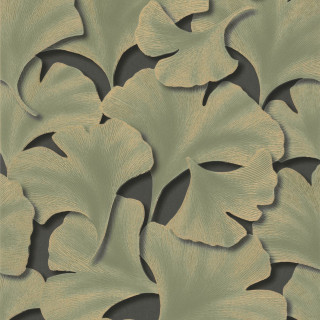 Floral Decorative Seamless Pattern with Golden Ginkgo Biloba Leaves on Grey  Background Can Be Used for Wallpaper Stock Vector  Illustration of eps10  background 163761153